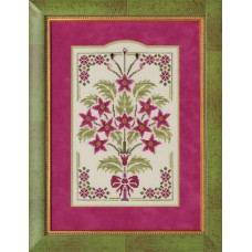 GP-184 Nora Corbett Схема для вишивки рахунковим хрестиком - Royal Poinsettias, папір