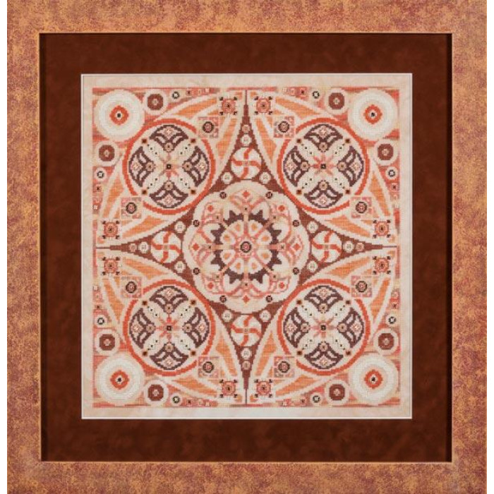 GP-188 Nora Corbett Схема для вишивки рахунковим хрестиком - Pumpkin Swirl, папір