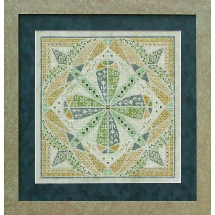 GP-190 Nora Corbett Схема для вишивки рахунковим хрестиком - Grasshopper Pie, папір