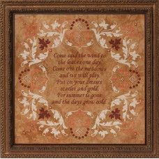 GP-203 Nora Corbett Схема для вишивки рахунковим хрестиком - Come Said The Wind, папір