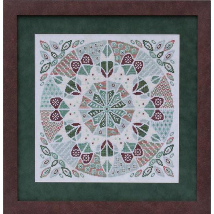 GP-204 Nora Corbett Схема для вишивки рахунковим хрестиком - Fudgy Mint Mousse, папір