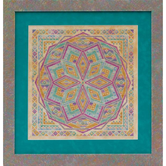 GP-206 Nora Corbett Схема для вишивки рахунковим хрестиком - Rainbow Parfait, папір