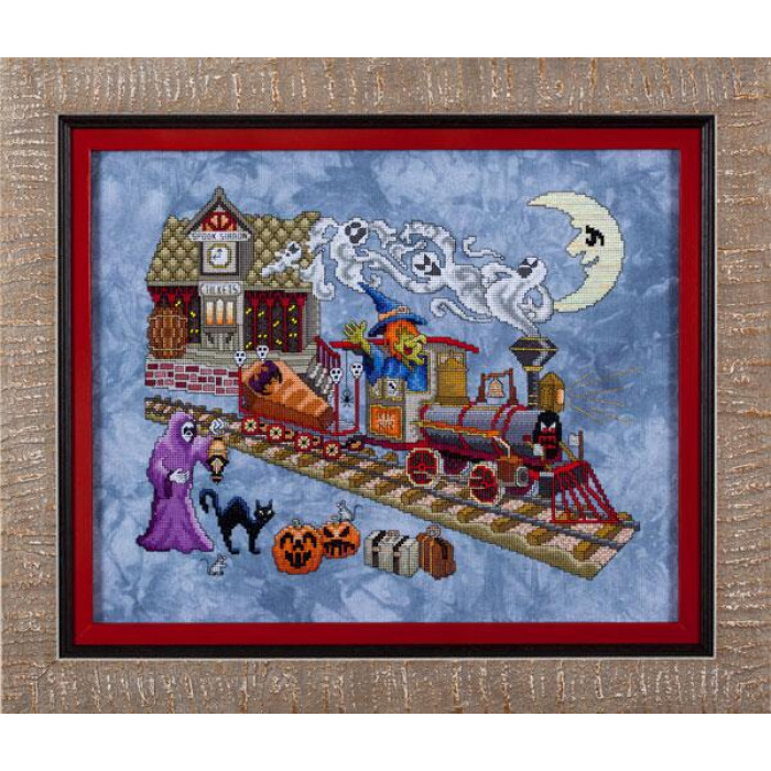 GP-211 Nora Corbett Схема для вишивки рахунковим хрестиком - Eerie Express, папір