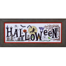 GP-212 Nora Corbett Схема для вишивки рахунковим хрестиком - Boo From The Crew, папір