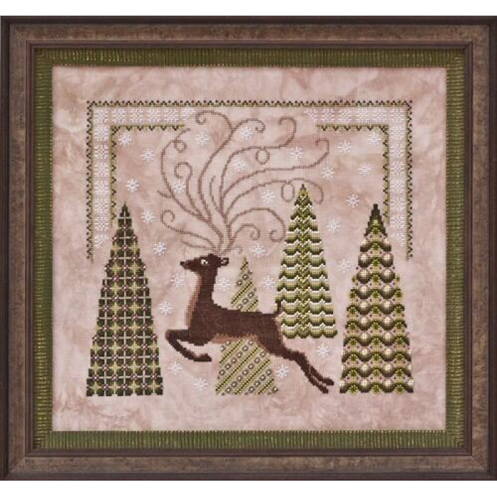 GP-217 Nora Corbett Схема для вишивки рахунковим хрестиком - Woodland Wonder, папір