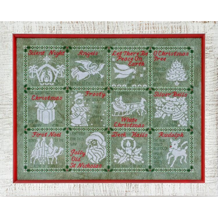 GP-227 Nora Corbett Схема для вишивки рахунковим хрестиком - Medley of Carols, папір