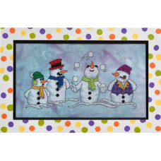 GP-231 Nora Corbett Схема для вишивки рахунковим хрестиком - Snow Pals, папір