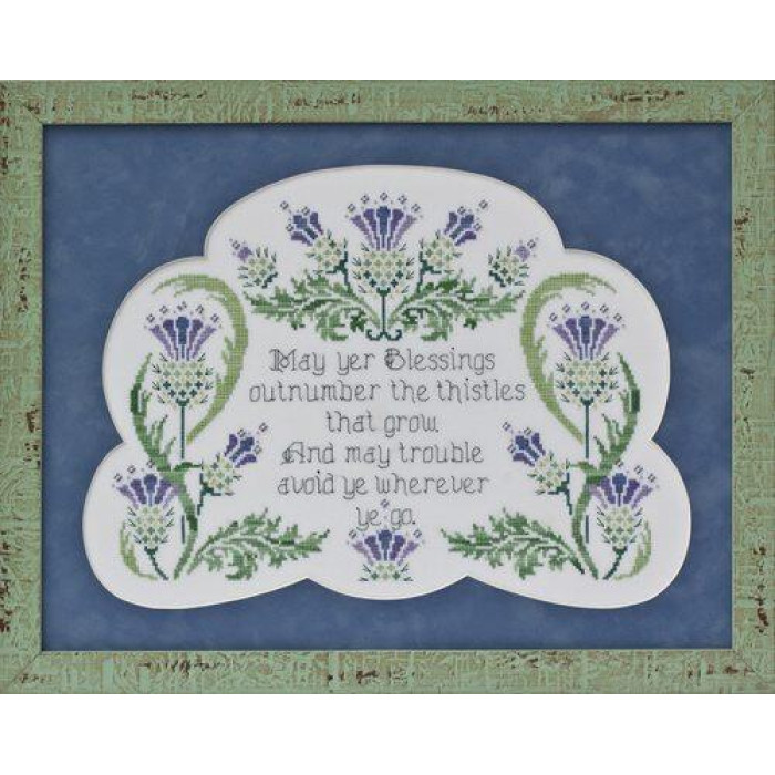 GP-232 Nora Corbett Схема для вишивки рахунковим хрестиком - Thistle Do Nicely, папір