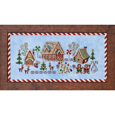 GP-239 Nora Corbett Схема для вишивки рахунковим хрестиком - Gingerbread Grove, папір