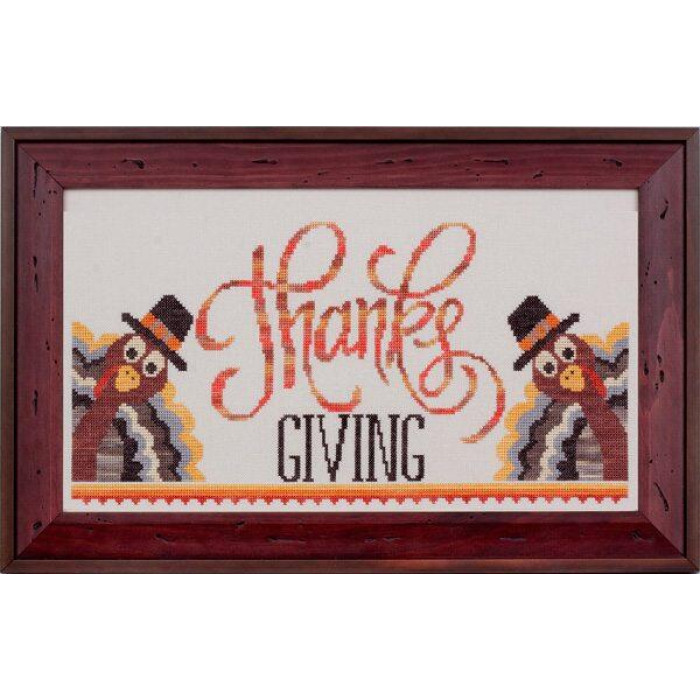 GP-249 Nora Corbett Схема для вишивки рахунковим хрестиком - Thanks Giving, папір