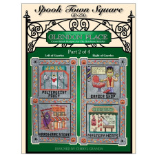 GP-250-2 Nora Corbett Схема для вишивки рахунковим хрестиком - Spook Town Square – Part 2 of 4, папір