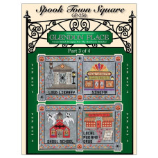 GP-250-3 Nora Corbett Схема для вишивки рахунковим хрестиком - Spook Town Square – Part 3 of 4, папір