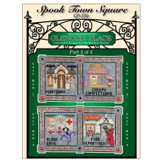 GP-250-4 Nora Corbett Схема для вишивки рахунковим хрестиком - Spook Town Square – Part 4 of 4, папір