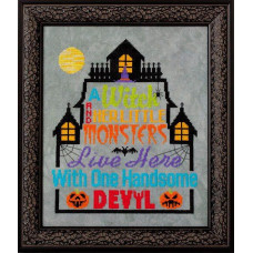 GP-251 Nora Corbett Схема для вишивки рахунковим хрестиком - A Haunting Household, папір