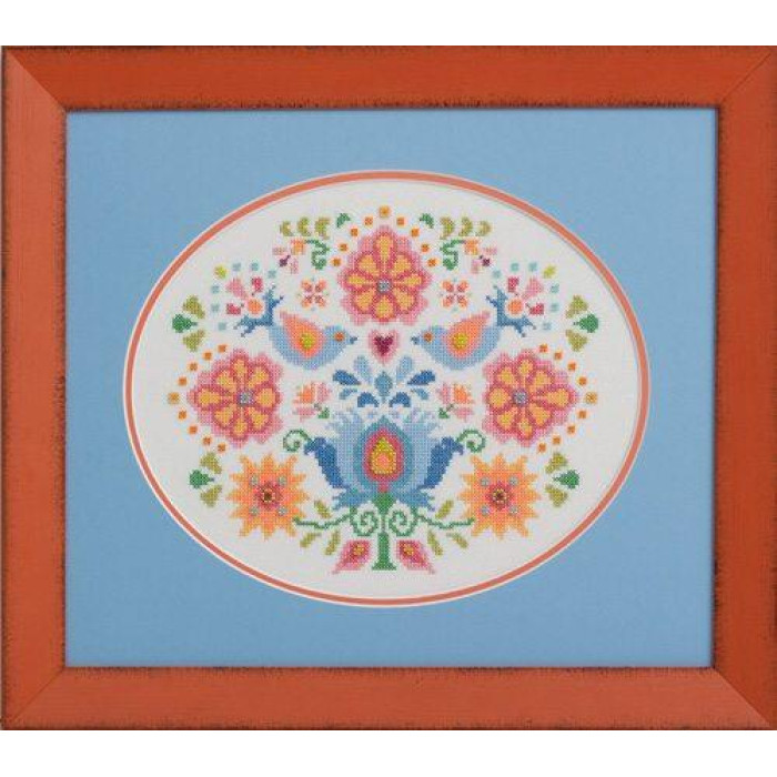 GP-252 Nora Corbett Схема для вишивки рахунковим хрестиком - Hungarian Folk Art No. 1, папір