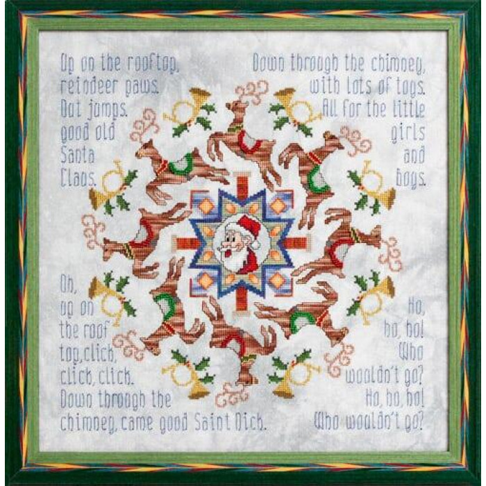 GP-254 Nora Corbett Схема для вишивки рахунковим хрестиком - Up On The Rooftop, папір