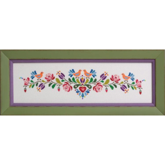 GP-255 Nora Corbett Схема для вишивки рахунковим хрестиком - Hungarian Folk Art No. 2, папір