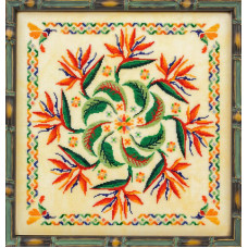 GP-259 Nora Corbett Схема для вишивки рахунковим хрестиком - Strelitzia, папір