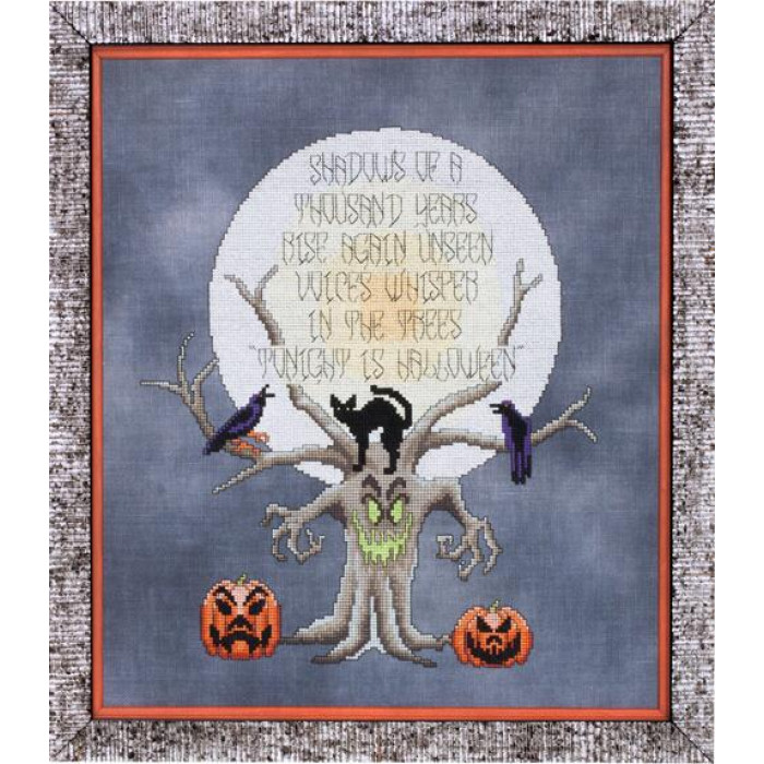 GP-265 Nora Corbett Схема для вишивки рахунковим хрестиком - Tonight Is Halloween, папір