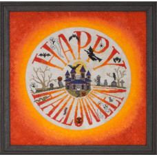 GP-266 Nora Corbett Схема для вишивки рахунковим хрестиком - Halloween Ala Round, папір