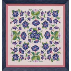GP-275 Nora Corbett Схема для вишивки рахунковим хрестиком - Convolvulaceae (the Morning Glory Mandala), папір
