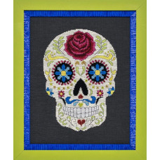 GP-280 Nora Corbett Схема для вишивки рахунковим хрестиком - Sugar Skull No. 1, папір
