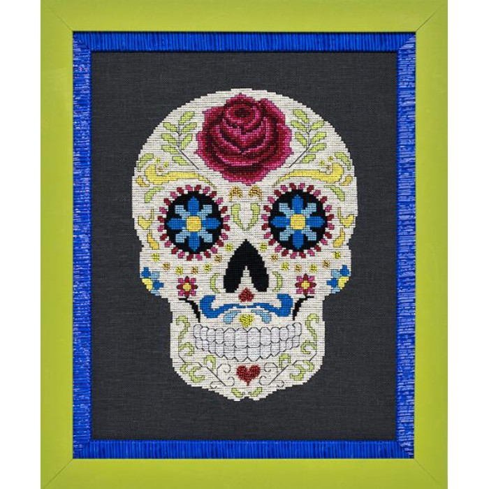GP-280 Nora Corbett Схема для вишивки рахунковим хрестиком - Sugar Skull No. 1, папір