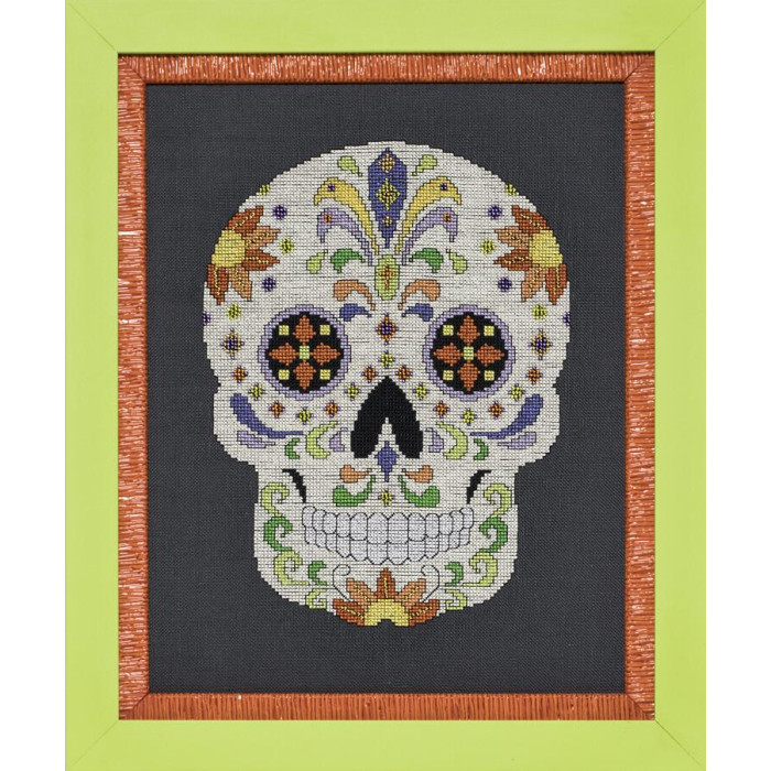 GP-282 Nora Corbett Схема для вишивки рахунковим хрестиком - Sugar Skull No. 2, папір
