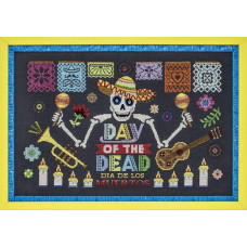 GP-283 Nora Corbett Схема для вишивки рахунковим хрестиком - Day of the Dead, папір