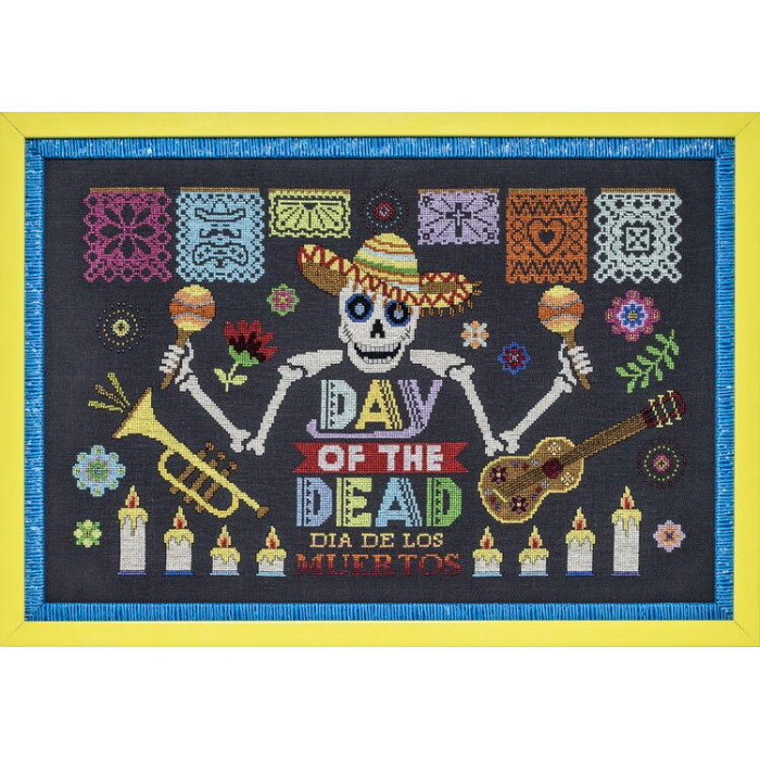 GP-283 Nora Corbett Схема для вишивки рахунковим хрестиком - Day of the Dead, папір