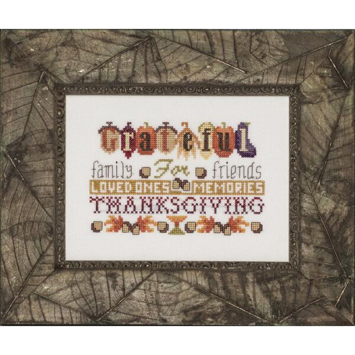 GP-285 Nora Corbett Схема для вишивки рахунковим хрестиком - Grateful, папір