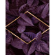 GS1424 Фіолетове листя, 40х50 см. Strateg. Картина за номерами (Стратег)