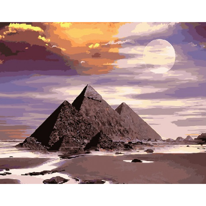 GX21675 Піраміди Гізи. Brushme. Картина за номерами