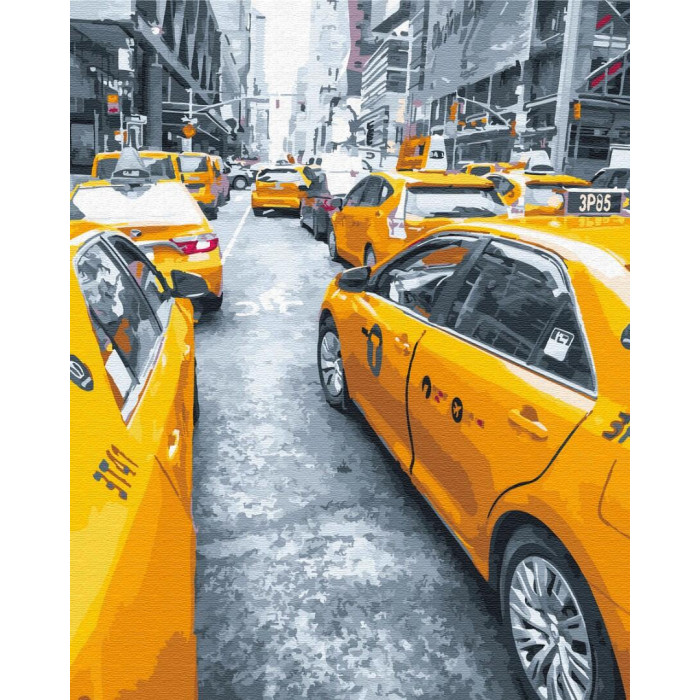 GX25434 Нью-Йоркське таксі. Brushme. Картина за номерами