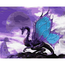 GX36213 Небесний дракон. Brushme. Картина за номерами