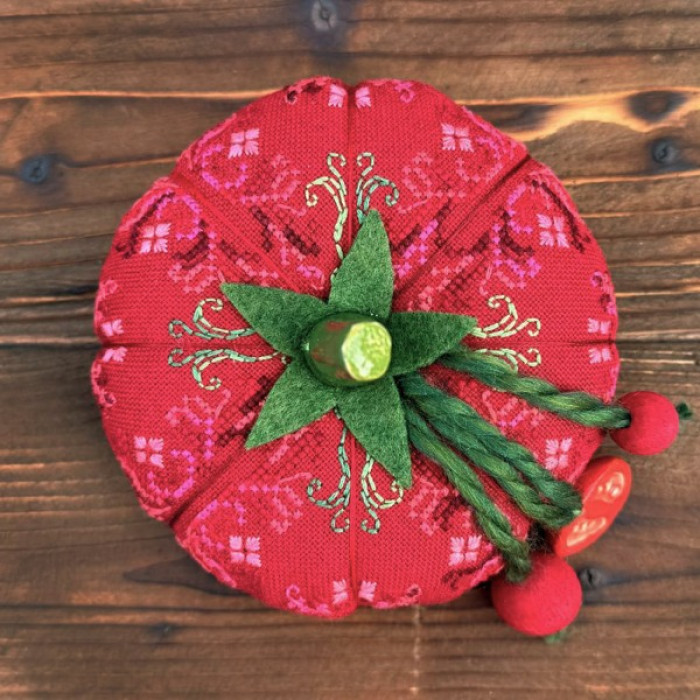 Х-359 Тела Артіс Набір для вишивки рахунковим хрестиком - Помідор Серце літа 7x10 см, Zweigart Murano 32 ct