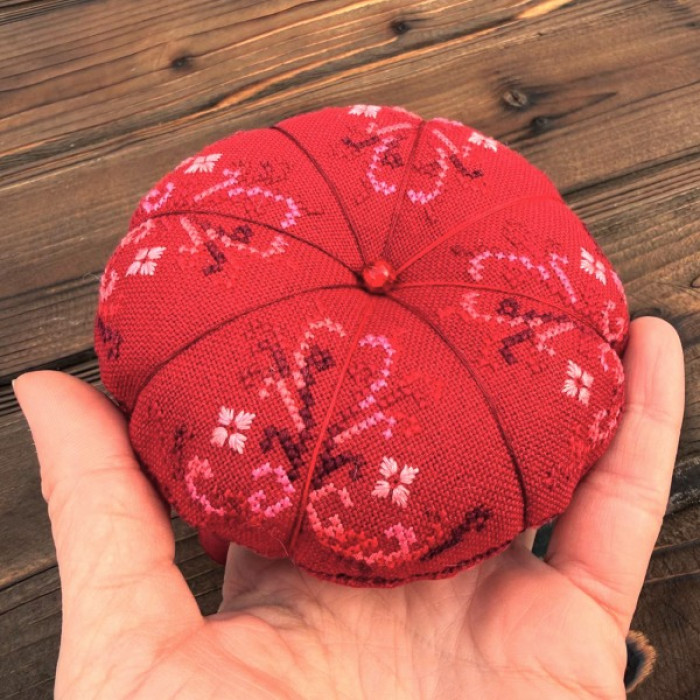 Х-359 Тела Артіс Набір для вишивки рахунковим хрестиком - Помідор Серце літа 7x10 см, Zweigart Murano 32 ct