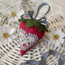 Х-409 Тела Артіс Набір для вишивки рахунковим хрестиком - Подушечка Вогняний кінь 8x8 см, Belfast 32 ct