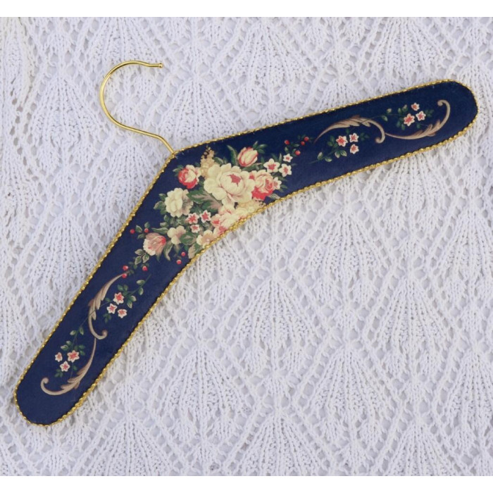 Х-702 Тела Артіс Набір для вишивки рахунковим хрестиком - Плечики Півонії на синьому 10x39 см, Aida 16