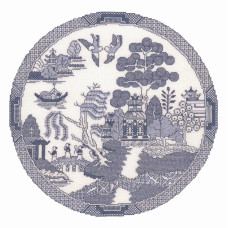 H008 Heritage Crafts Набір для вишивки рахунковим хрестиком - Вербовий мотив 29x29 см, Linda 27 ct H008 Heritage Crafts Набір для вишивки рахунковим хрестиком - Вербовий мотив 29x29 см, Linda 27 ct