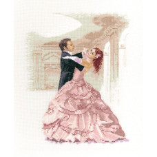 H1000 Heritage Crafts Набір для вишивки рахунковим хрестиком - Вальс 23x29 см, Linda 27 ct