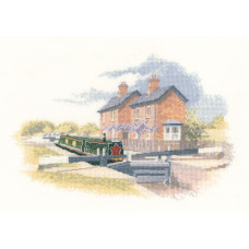 H1095 Heritage Crafts Набір для вишивки рахунковим хрестиком - Через перешкоду 29x19 см, Linda 27 ct