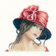 H1130 Heritage Crafts Набір для вишивки рахунковим хрестиком - Клер 12,5x12,5 см, Linda 27 ct