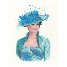 H1158 Heritage Crafts Набір для вишивки рахунковим хрестиком - Жозефіна 16x27 см, Linda 27 ct