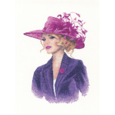 H1169 Heritage Crafts Набір для вишивки рахунковим хрестиком - Сара 18x25,5 см, Linda 27 ct