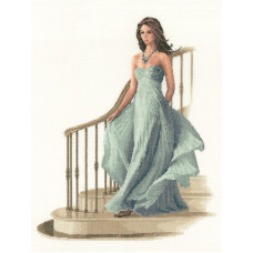 H1195 Heritage Crafts Набір для вишивки рахунковим хрестиком - Луіза 33,5x42 см, Linda 27 ct