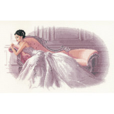 H1216 Heritage Crafts Набір для вишивки рахунковим хрестиком - Ванесса 40x24,5 см, Linda 27 ct