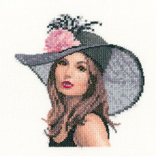 H1339 Heritage Crafts Набір для вишивки рахунковим хрестиком - Рейчел 13x13,5 см, Linda 27 ct