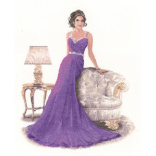 H1378 Heritage Crafts Набір для вишивки рахунковим хрестиком - Грейс 32x38,5 см, Linda 27 ct