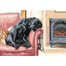 H1417 Heritage Crafts Набір для вишивки рахунковим хрестиком - Після прогулянки 32x22 см, Linda 27 ct